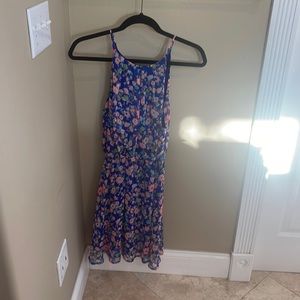 Lush large flower dress open back